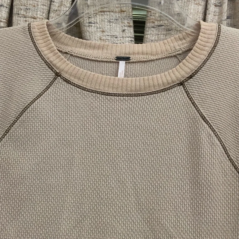 Free People In The Mix Jacquard Cuff Thermal Top